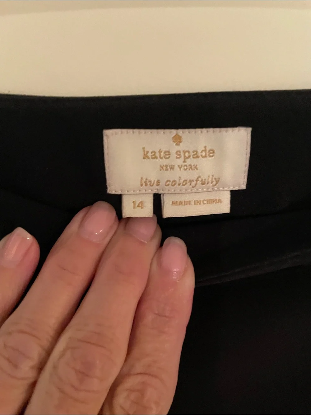 kate spade Black Ankle-Length Ponte Pants